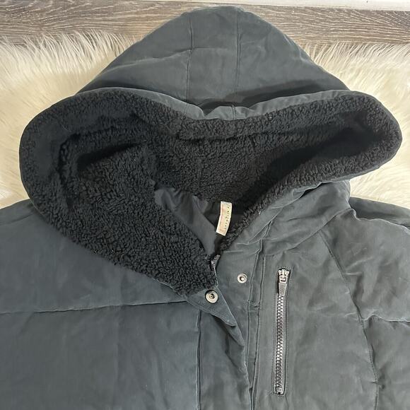 FP Movement Free People Womens Chill Factor Puffer Coat Size Medium in Black - Picture 7 of 12